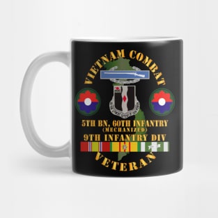 Vietnam Combat Infantry Vet w 5th Bn 60th Inf - 9th ID w VN SVC Mug